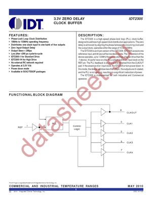 IDT2305-1DCG datasheet  